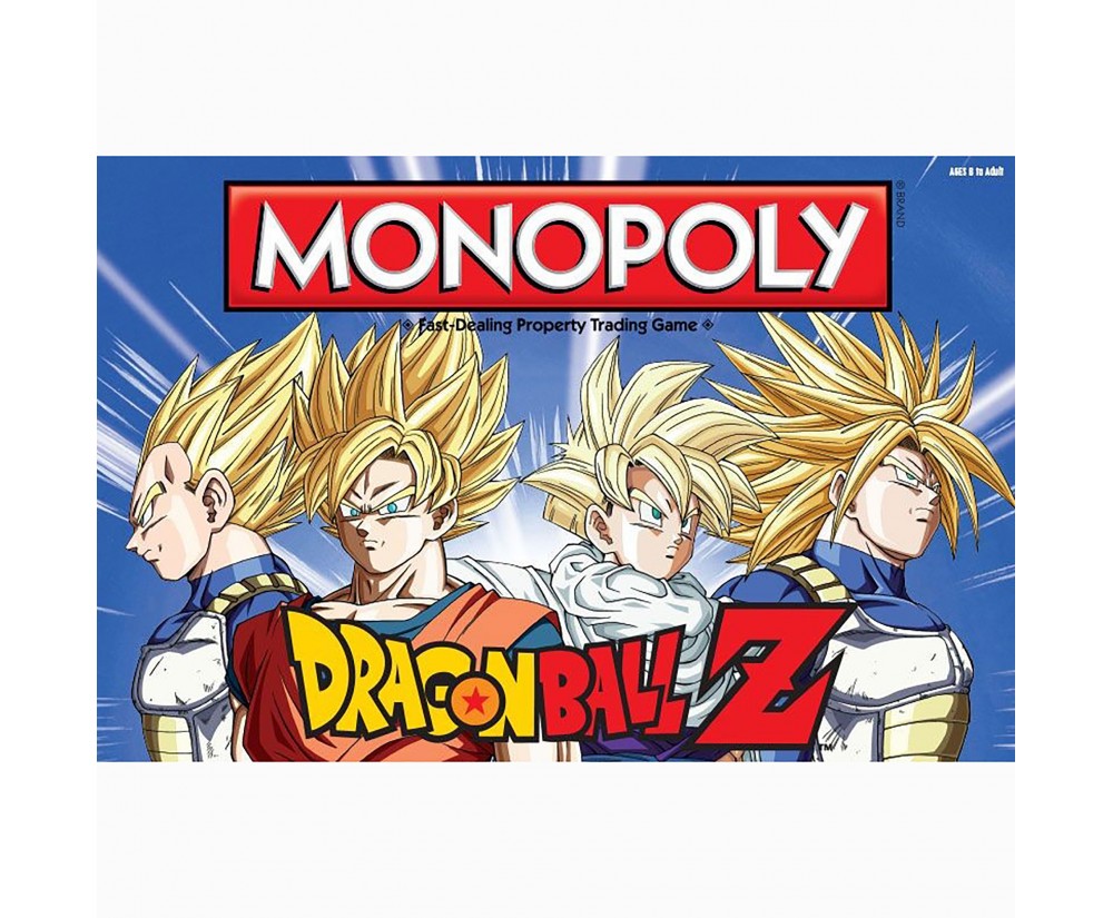 Board Game - Toy - Dragon Ball Z - Monopoly Board Game - Toy - Dragon Ball Z - Monopoly