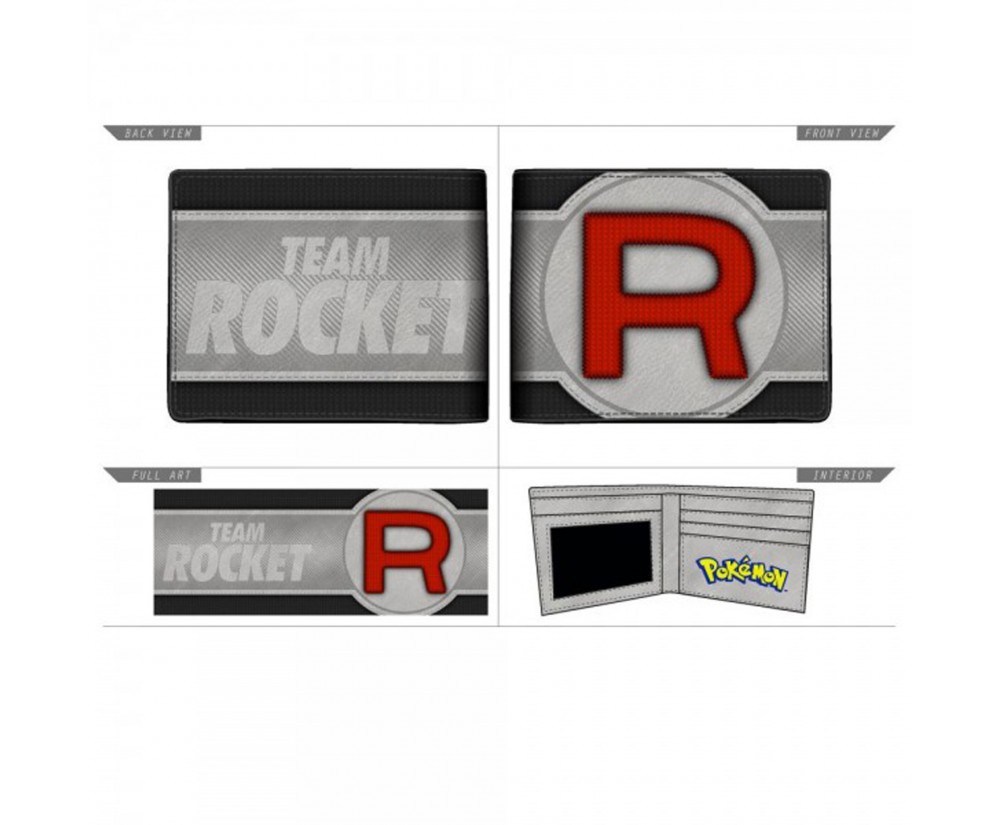 Wallet - Novelty - Pokemon - Team Rocket Bi-Fold Wallet