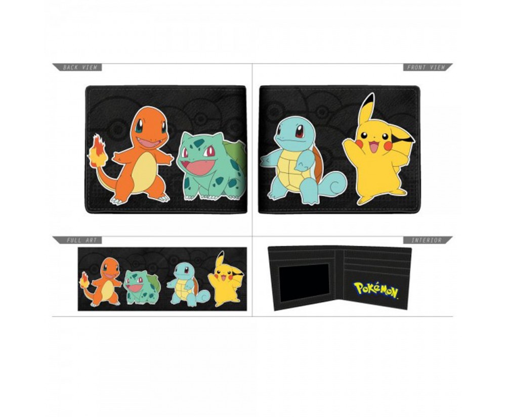 Wallet - Novelty - Pokemon - Character Bi-Fold Wallet