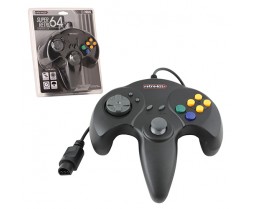 N64 Controller Wired Retro64 Controller Solid Black (Retro-Bit)