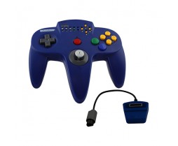 N64 Wireless Turbo Controler Blue Nintendo 64 Wireless Pad