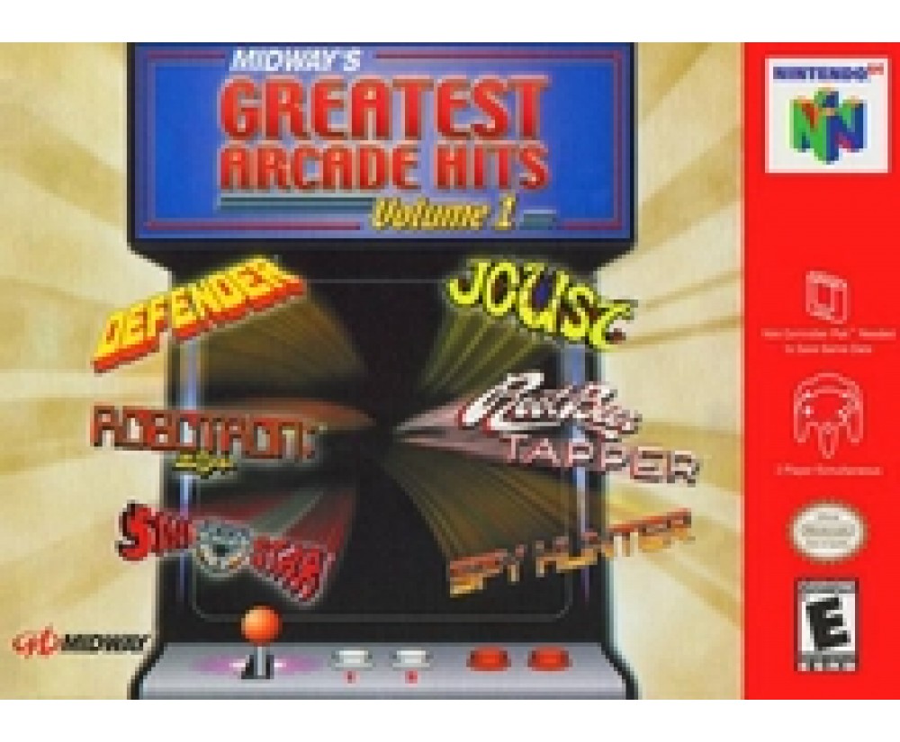 Nintendo 64 Midway's Greatest Arcade Hits: Volume One (Pre-played) N64 Nintendo 64 Midway's Greatest Arcade Hits: Volume One (Pre-played) N64