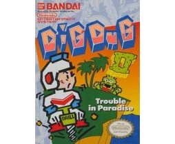 NES - Original Nintendo Dig Dug II Pre-Played