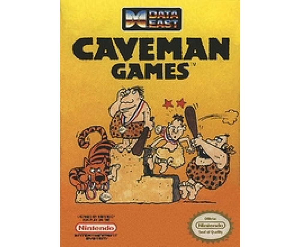 NES - Original Nintendo Caveman Games Pre-Played