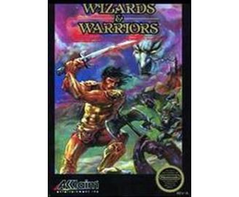 NES - Original Nintendo Wizards&Warriors Pre-Played