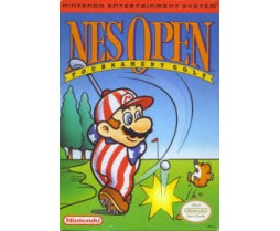 Original Nintendo NES Open Tournament Golf Complete Game in Box