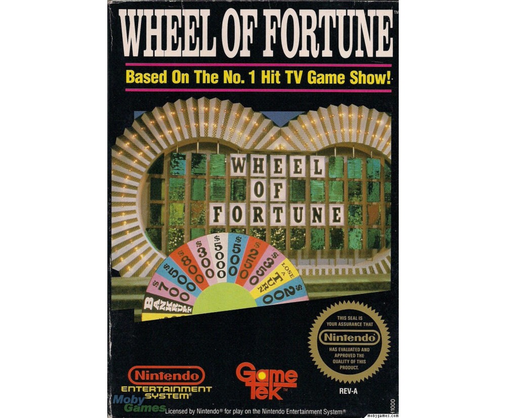 Nintendo NES Wheel of Fortune (Cartridge Only) Nintendo NES Wheel of Fortune (Cartridge Only)