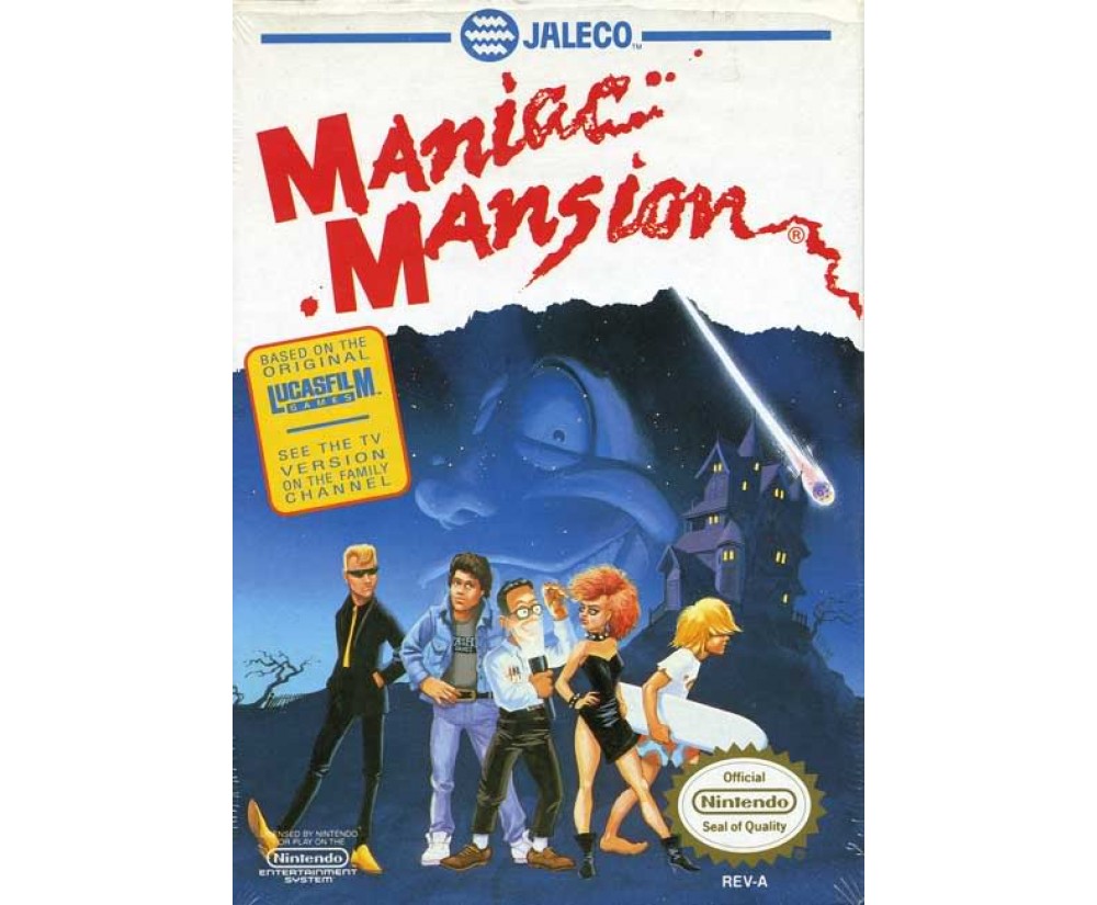 NES - Original Nintendo Maniac Mansion Pre-Played