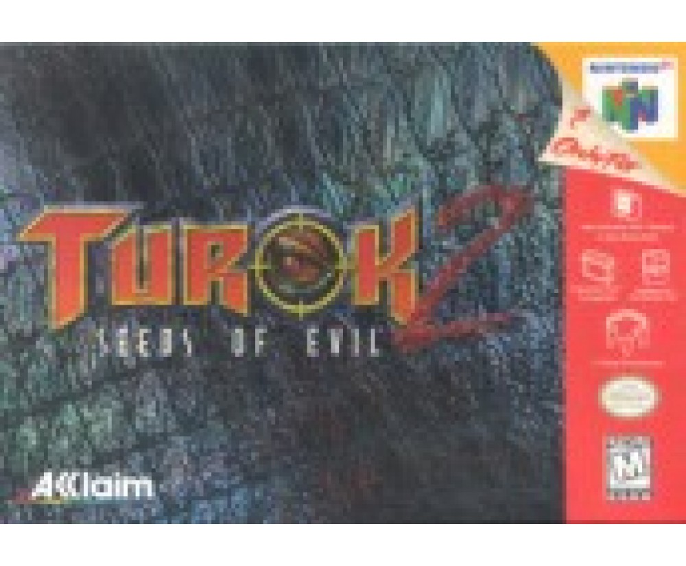 Nintendo 64 Turok 2 Seeds of Evil (Pre-Played) N64 Nintendo 64 Turok 2 Seeds of Evil (Pre-Played) N64