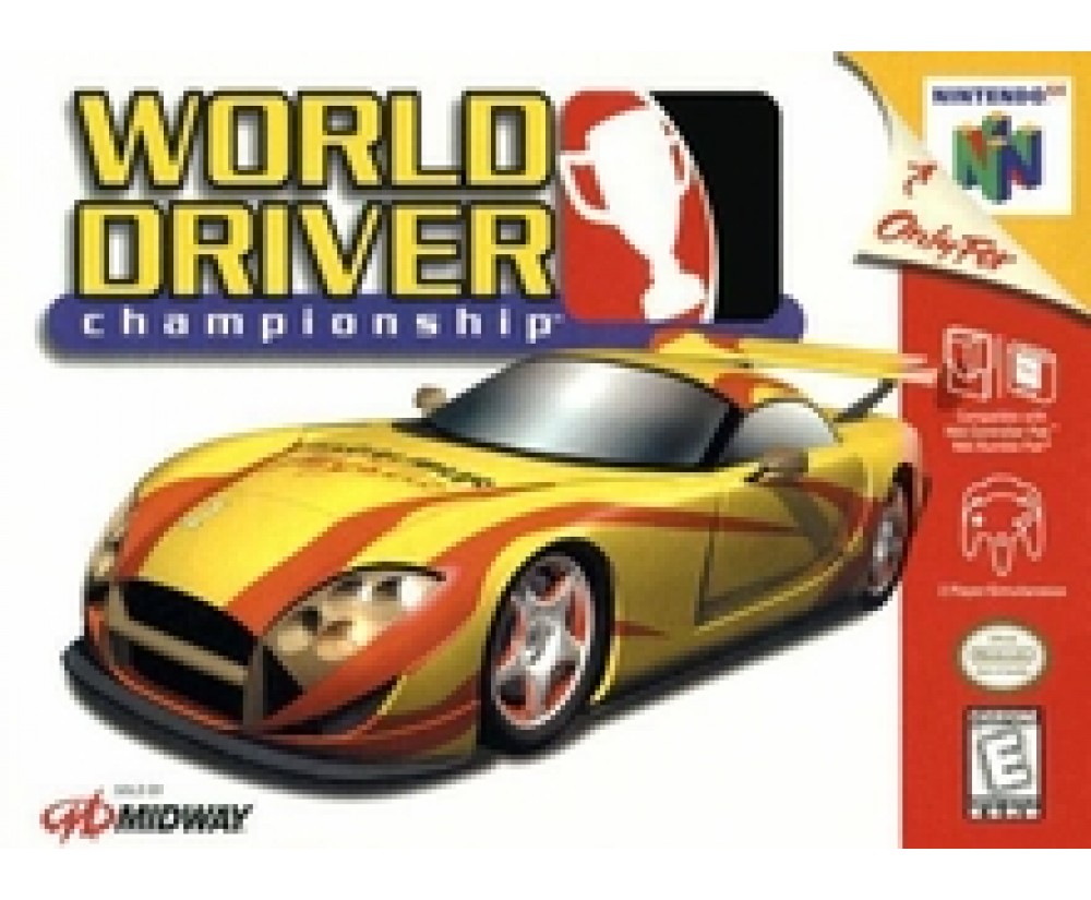 Nintendo 64 World Driver Championship (Pre-Played) N64 Nintendo 64 World Driver Championship (Pre-Played) N64