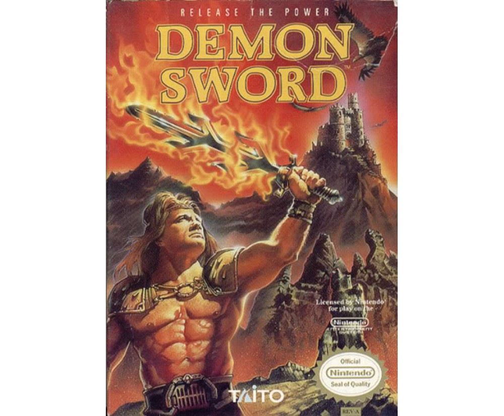 NES - Original Nintendo Demon Sword Pre-Played