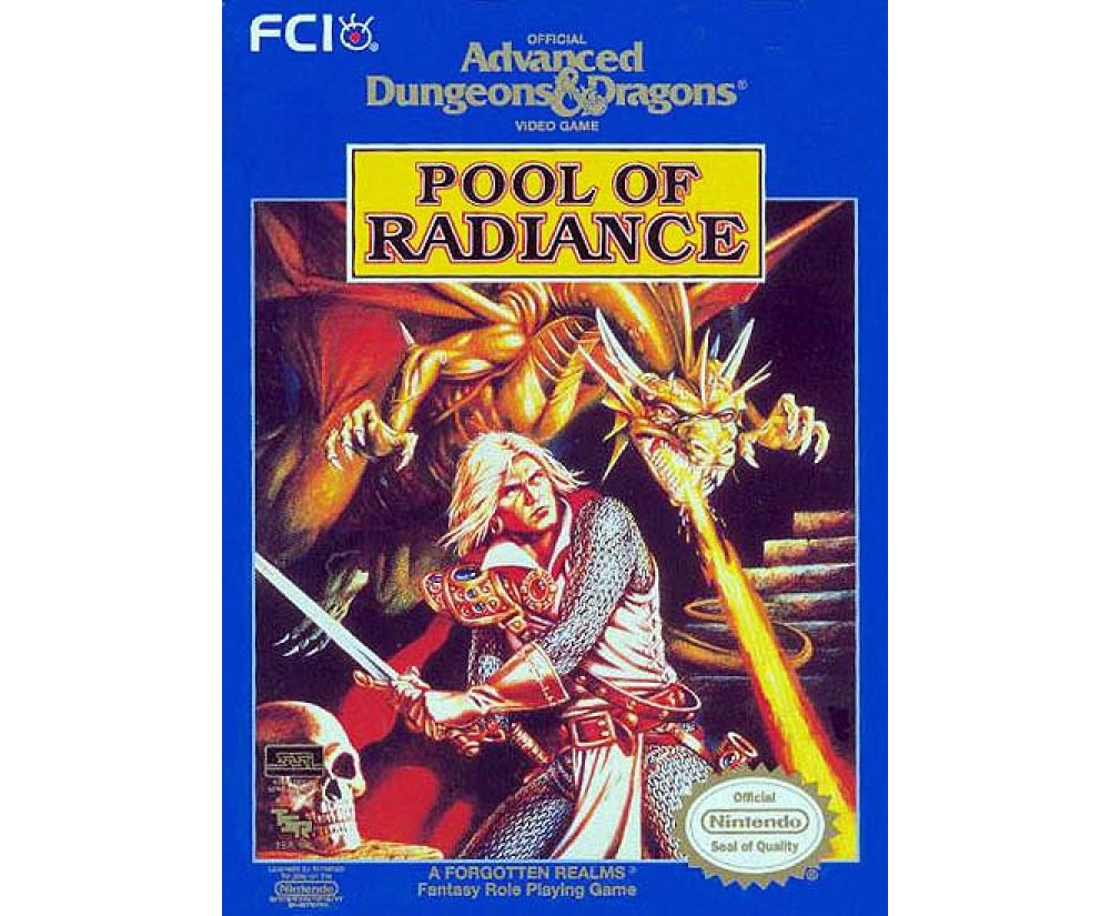 Nintendo NES Advanced Dungeons And Dragons Pool of Radiance (Cartridge Only) Nintendo NES Advanced Dungeons And Dragons Pool of Radiance (Cartridge Only)