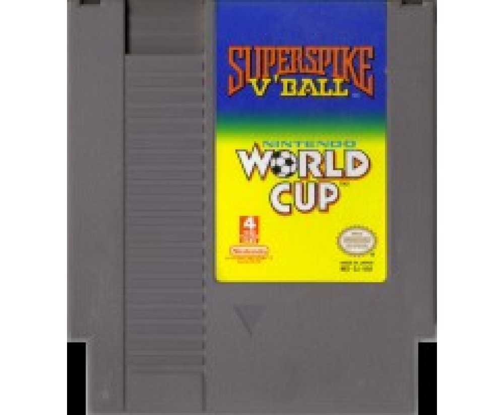 NES - Original Nintendo Super Spike V'Ball/ World Cup Soccer Pre-Played
