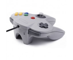 Nintendo 64 Controller Grey N64 Controller in Classic Grey - N64 Controller in Classic Grey Nintendo 64 Controller Grey for Retro Nintendo 64