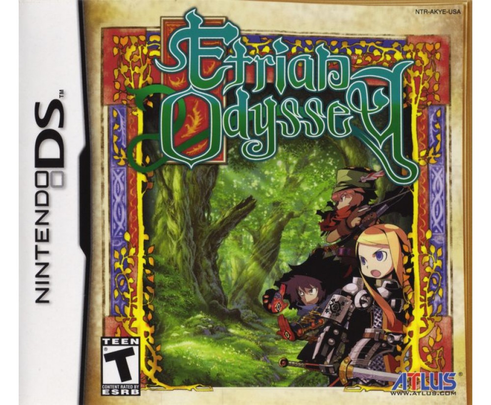 DS Etrian Odyssey Nintendo DS Etrian Odyssey Game Only - Retro Nintendo DS Game Nintendo DS Etrian Odyssey - Game Only