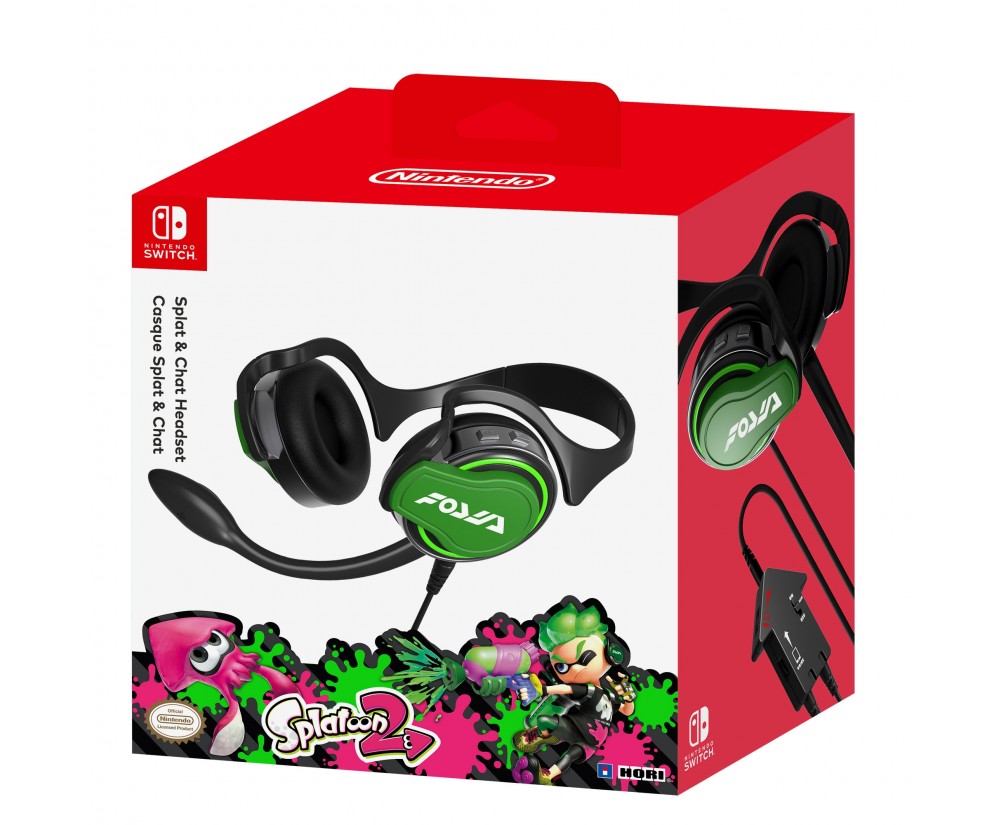 Headset - Switch - Splatoon 2 Splat & Chat Headset (Hori) Headset - Switch - Splatoon 2 Splat & Chat Headset (Hori)