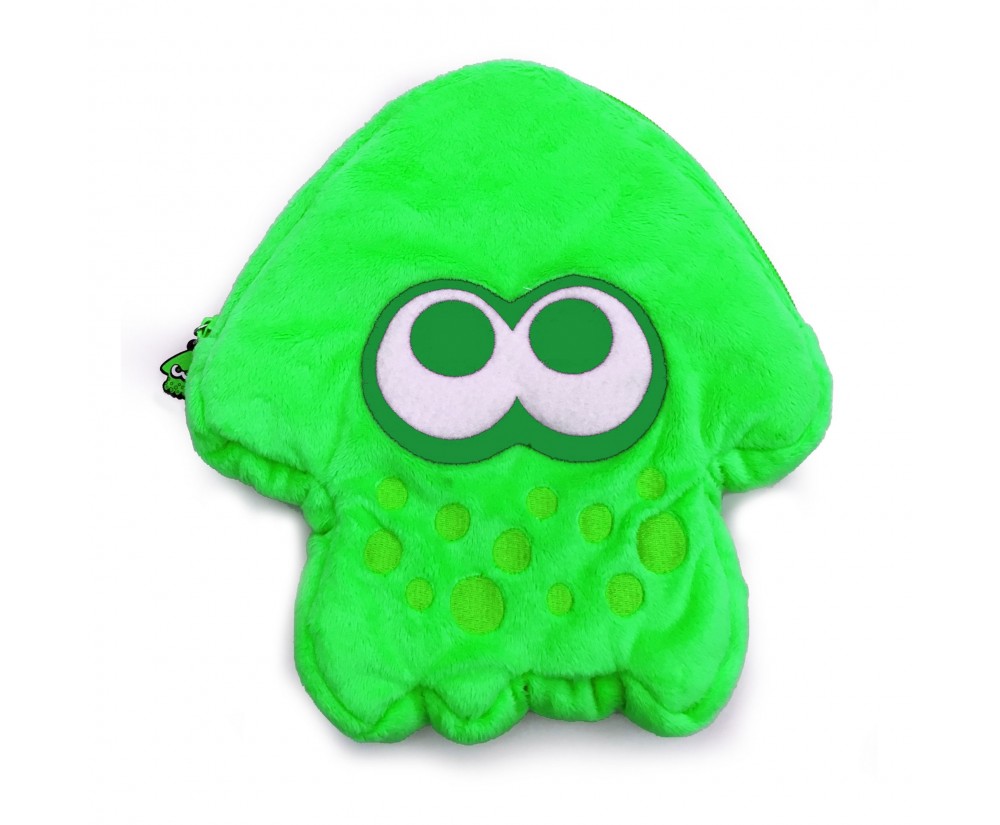 Case - Switch - Splatoon 2 Plush Pouch Green (Hori) Case - Switch - Splatoon 2 Plush Pouch Green (Hori)