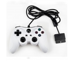 Controller - PS2 - Wired - New - Similar functions of DualShock 2 - White (TTX Tech)