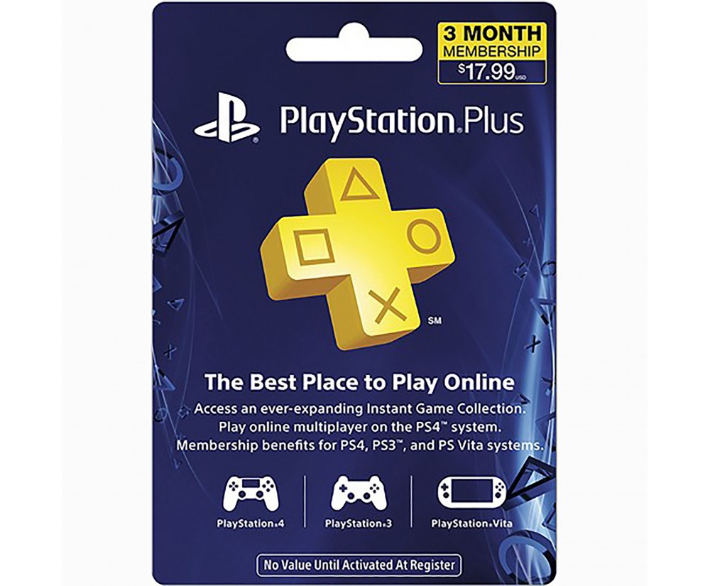 PS4 - PS3 - Subscription Card - PSN Live - 3 Month Membership - PS3/PS4/PSvita Compatible (Sony) PS4 - PS3 - Subscription Card - PSN Live - 3 Month Membership - PS3/PS4/PSvita Compatible (Sony)