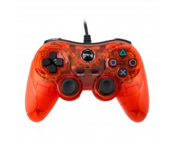 Controller - PS3 - Wired - USB Controller - PC Compatible - Clear Red (TTX Tech)