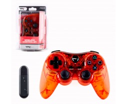 Controller - PS3 - Wireless - 2.4 GHZ Controller - Clear Red (TTX Tech)