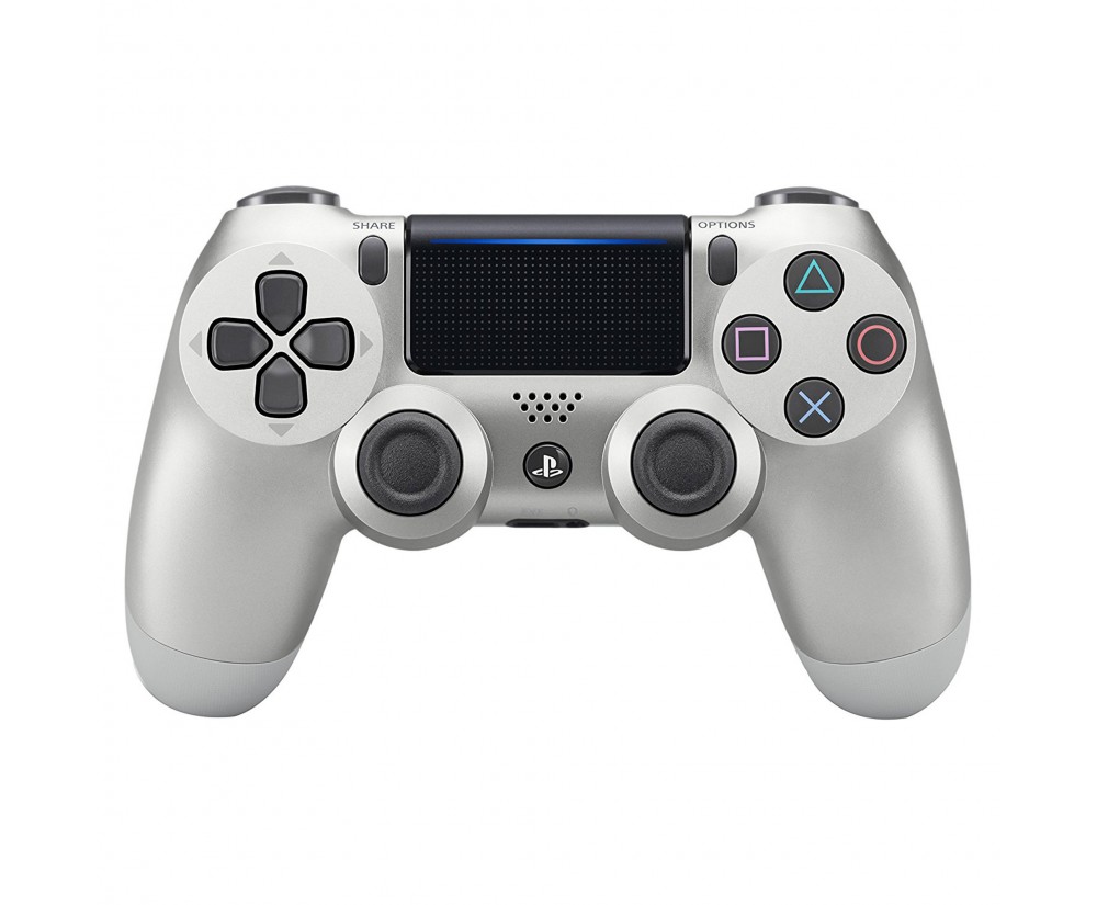 Silver Playstation 4 Controller Pad - PS4 Silver Dualshock 4 Style Controller Silver Playstation 4 Controller Pad - PS4 Silver Dualshock 4 Style Controller