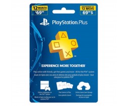 PlayStation Plus Subscription Card - PS4 - PSN Live - 12 Month Membership - PS4/PS3/PSVita Compatible (Sony)