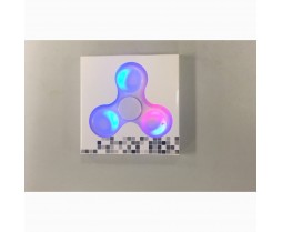 Fidget Spinner - Novelty - LED Light Up - White