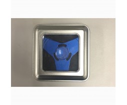 Fidget Spinner - Novelty - Tri-Metal Spinner - Blue