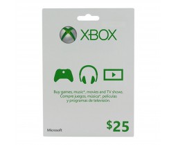 Xbox 360 Subscription Card Xbox Live $25 (microsoft) 885370611243