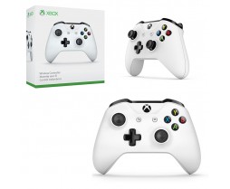 Controller - Xbox One S - Wireless - 3.5mm - White (Microsoft)