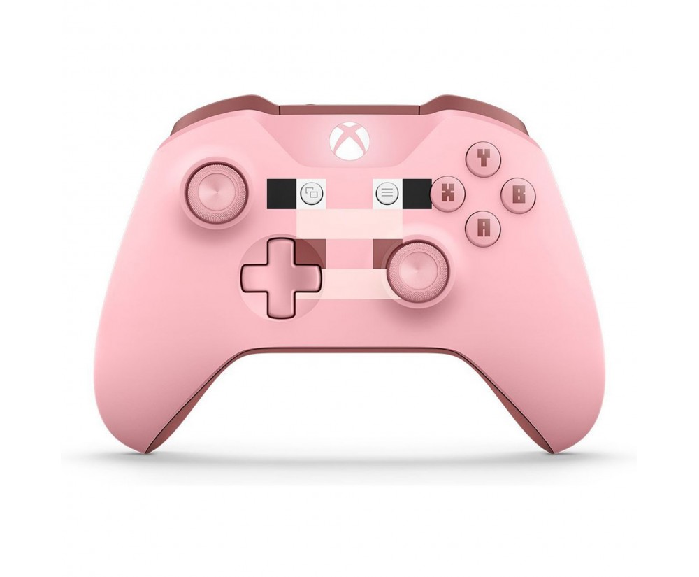 Controller - Xbox One S - Wireless - 3.5mm - Minecraft Pig (Microsoft)