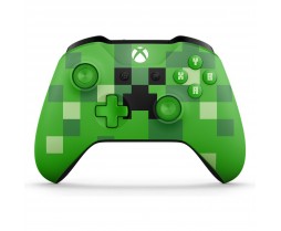 Controller - Xbox One S - Wireless - 3.5mm - Minecraft Creeper (Microsoft)