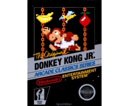 NES - Original Nintendo Donkey Kong Jr. Pre-Played
