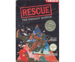 NES - Original Nintendo Rescue: The Embassy Mission Pre-Played