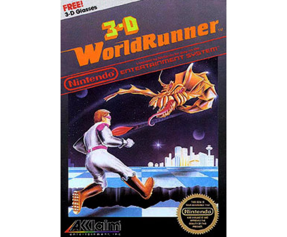 NES - Original Nintendo 3-D World Runner Pre-Played