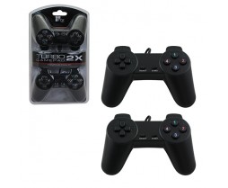 Pc Controller Usb 2.0 Two Gamepads 1 Usb Cable 12 Buttons Black (ttx Tech)