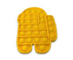 Among Us Pop Fidget Toy - Among Us Pop It - Yellow