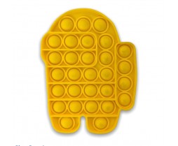Among Us Pop Fidget Toy - Among Us Pop It - Yellow