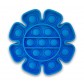 Blue Flower Popping Toy - Pop Fidget Toy Blue Sunflower