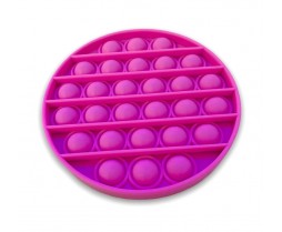 Pink Bubble Popping - Girls Pop It Pink Circle Fidget Toy