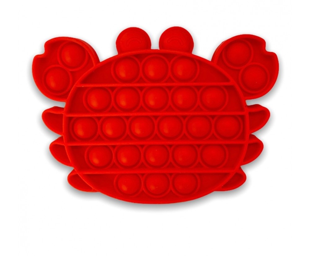 Red Crab Popit - Crab Pop It Fidget Toy Red Crab Popit - Crab Pop It Fidget Toy