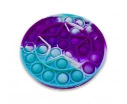 Tye Dye Popping Toy - Tie Dye Pop It Fidget Toy Circle w/Star