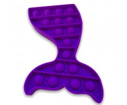 Pop It Purple Whale Tail - Bubble Pop Toy Whale Tail