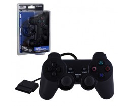 PS2 Dual Shock Controller PS2 Controller Wired Dual Shock 2 Style Black Pad