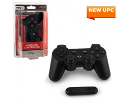 PS3 Controller Wireless 2.4 GHZ Controller Black (TTX Tech)