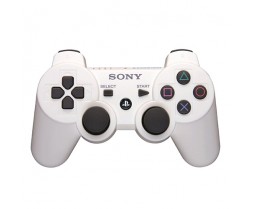 Ps3 Controller Wireless Dualshock 3 White Refurbished (sony)