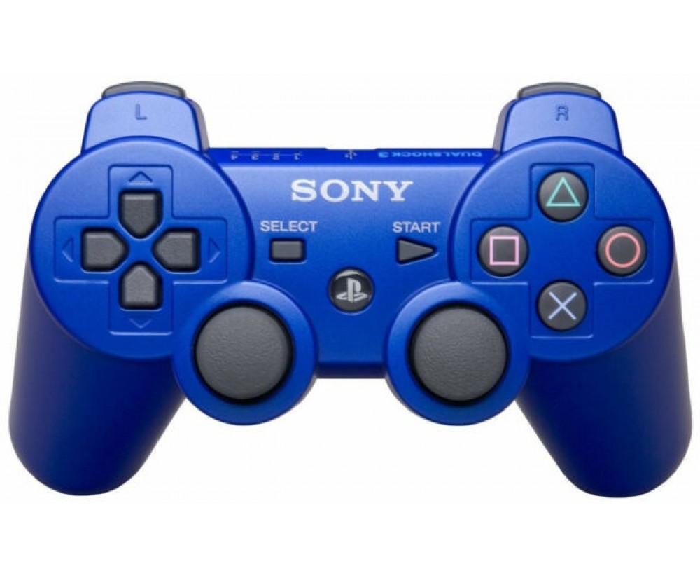 Blue PS3 Dualshock 3 - Sony Dualshock 3 Controller