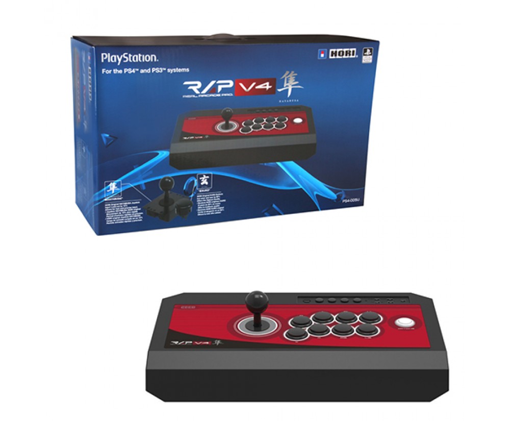 Ps4 Controller Fight Stick Real Arcade Pro. V4 Hayabusa (hori)