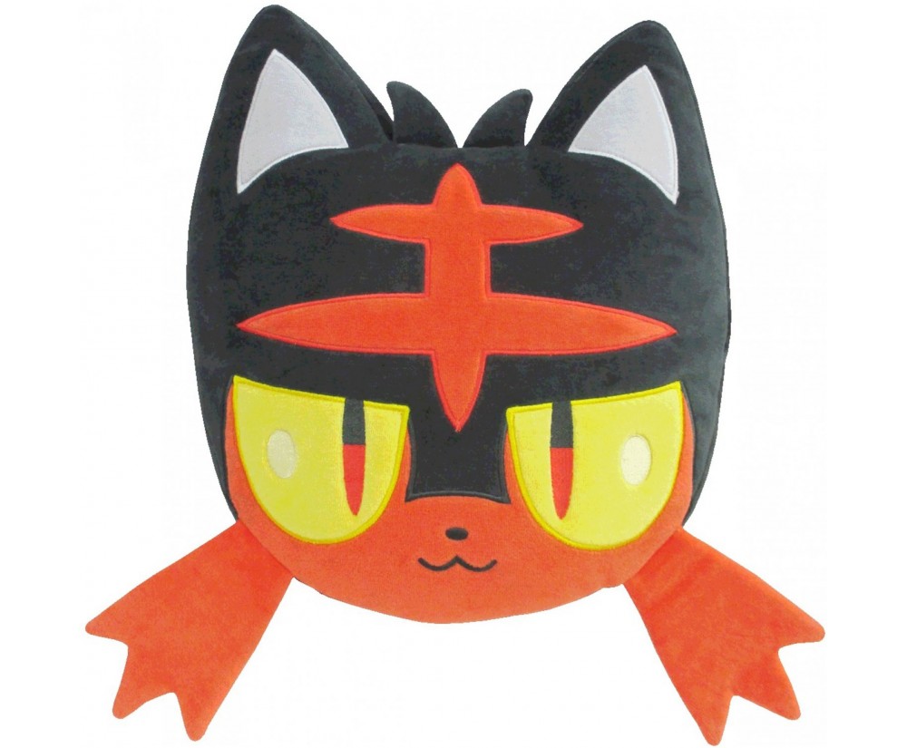 Plush - Toy - Pokemon - 13" Litten Cushion Plush